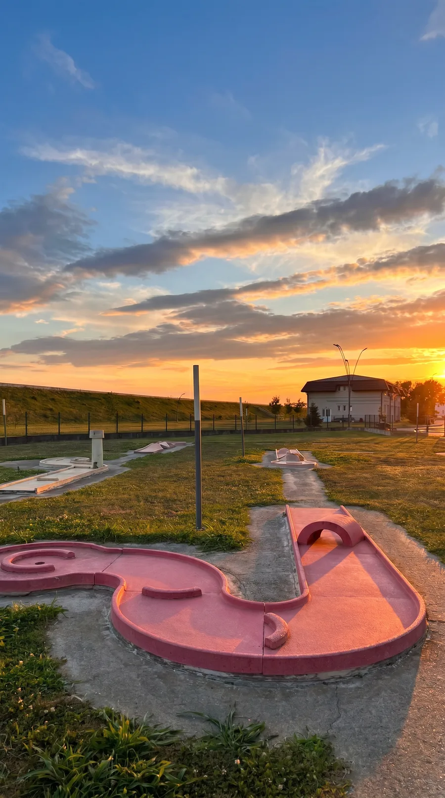Traseul de mini-golf