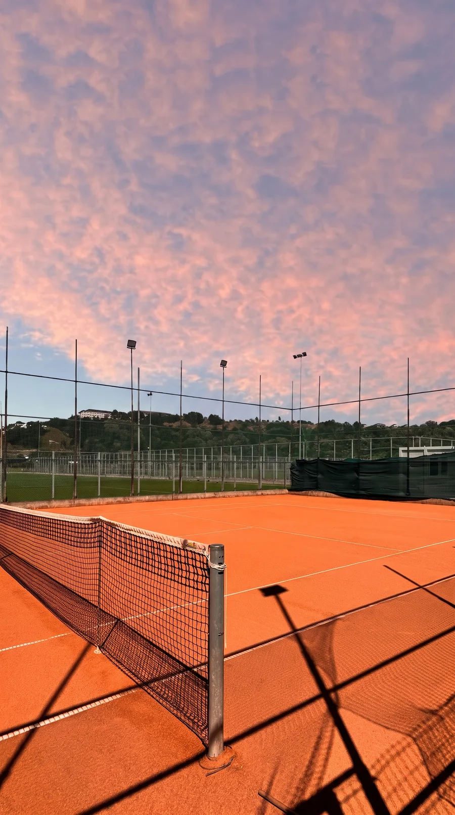 Teren de tenis pe zgură