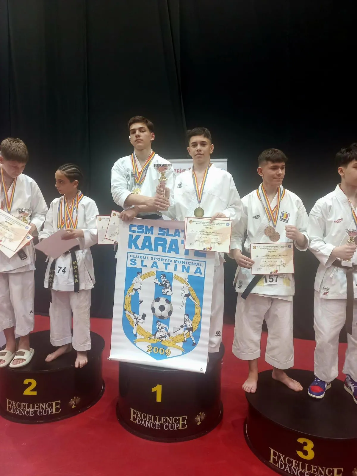 Sportivii clubului, medaliați la karate