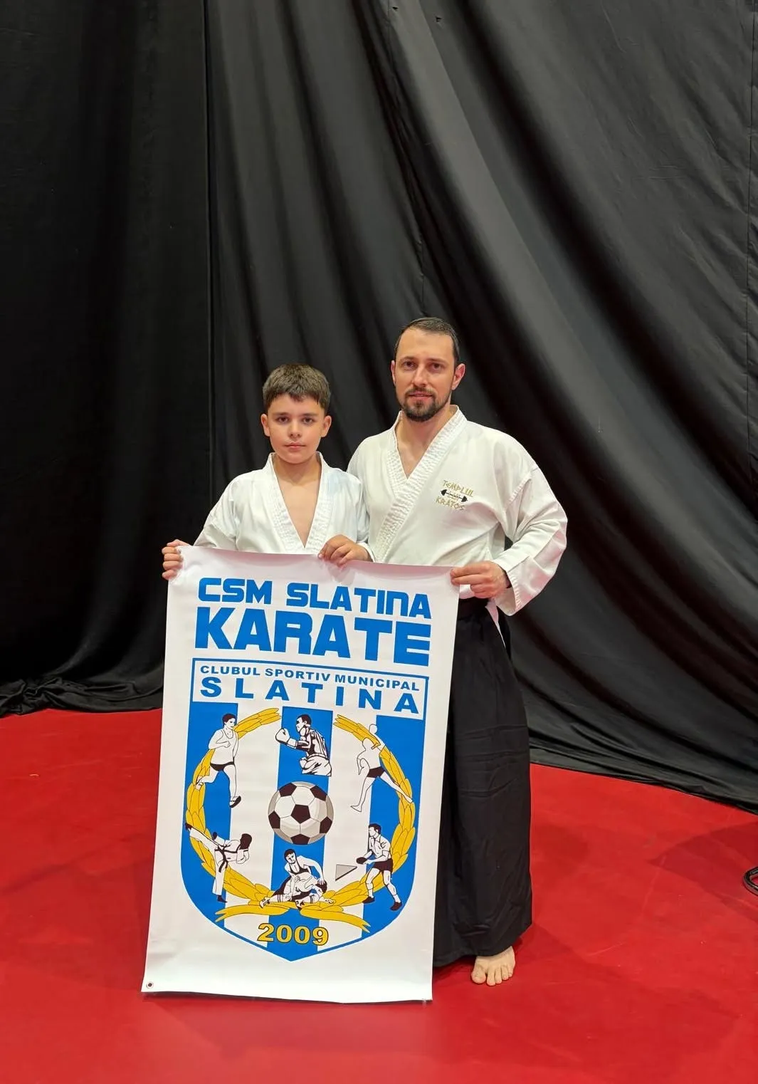 Sub steagul secției de karate CSM Slatina