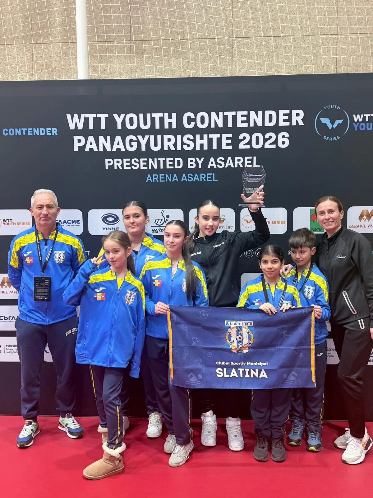 Lotul clubului la WTT Youth Contender