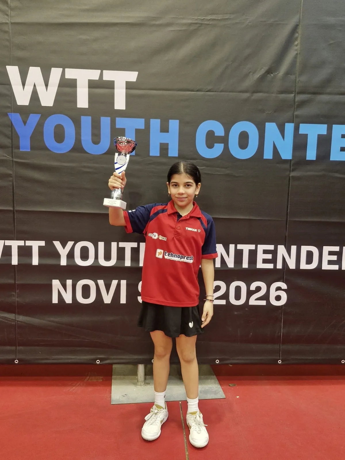Cu trofeul, la WTT Youth Contender Novi Sad